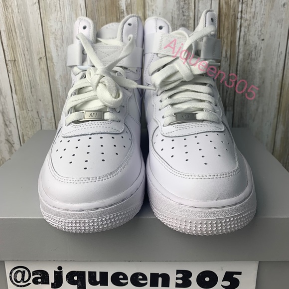 Nike Air Fore 1 High GS White - Picture 4 of 6